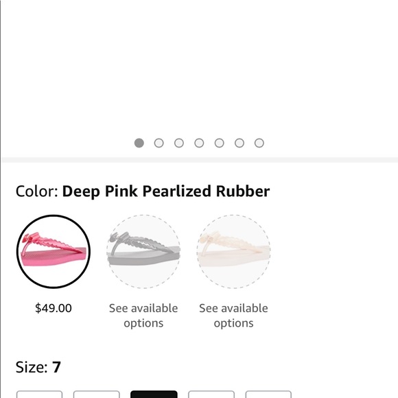 Kate Spade Denise Bow Flip Flop, Pink & Gold, Size 7/8 - Picture 8 of 10